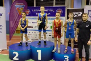 „Auksinio lokio“ talentai triumfavo Lietuvos jaunučių imtynių čempionate!